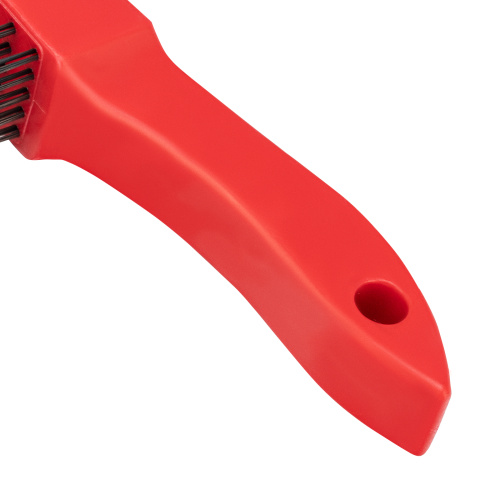 Щетка зачистная пятирядная, закаленная прямая проволока с пластиковой ручкой Matrix по ценам производителя в Уфе с доставкой по всей России