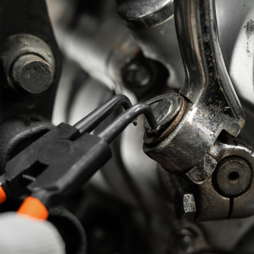 Съемник, 150 мм, для внешних стопорных колец, изогнутые губки (разжим) Sparta по ценам производителя в Уфе с доставкой по всей России