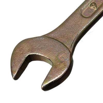 Ключ рожковый, 8 х 9 мм, желтый цинк Сибртех по ценам производителя в Уфе с доставкой по всей России