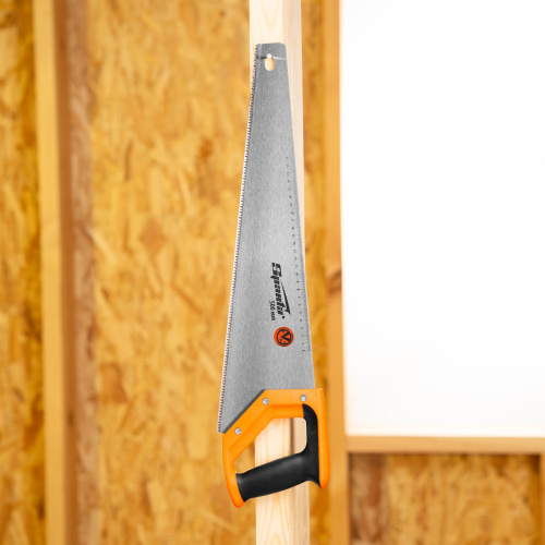 Ножовка по дереву, 500 мм, 7-8 TPI, зуб 2D, каленый зуб, двухкомпонентная рукоятка Sparta по ценам производителя в Уфе с доставкой по всей России