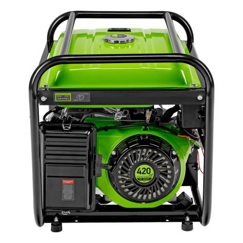 Генератор бензиновый БС-8000Э, 6,6 кВт, 230В, четырехтактный, 25 л, электростартер Сибртех по ценам производителя в Уфе с доставкой по всей России