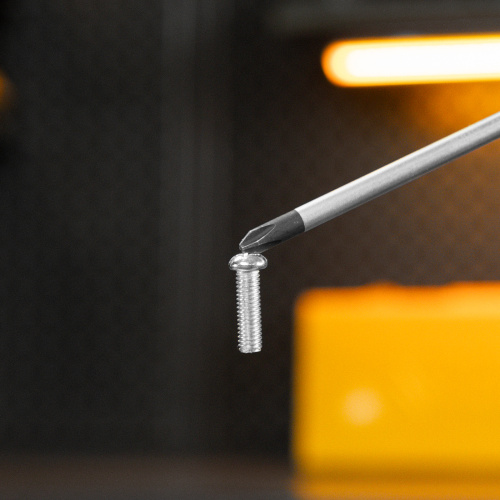 Отвертка, PH2х150 мм, S2, 3к рукоятка Denzel по ценам производителя в Уфе с доставкой по всей России