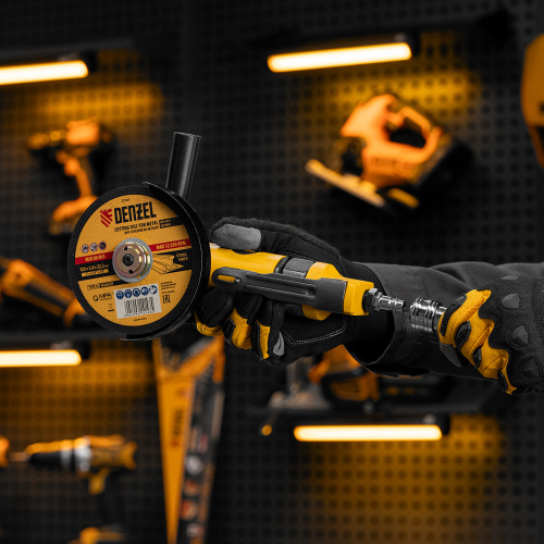 Пневматическая углошлифовальная машина AG125, 11000 об/мин, 125 мм, 186 л/мин Denzel по ценам производителя в Уфе с доставкой по всей России