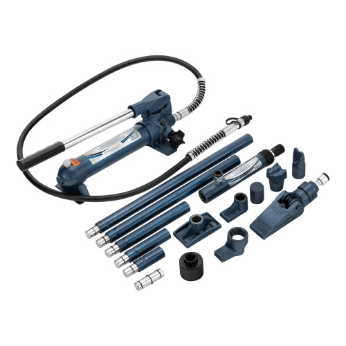Растяжка гидравлическая, 4 т, набор из 17 предметов, 7 сменных насадок, в пластиковом кейсе Stels по ценам производителя в Уфе с доставкой по всей России