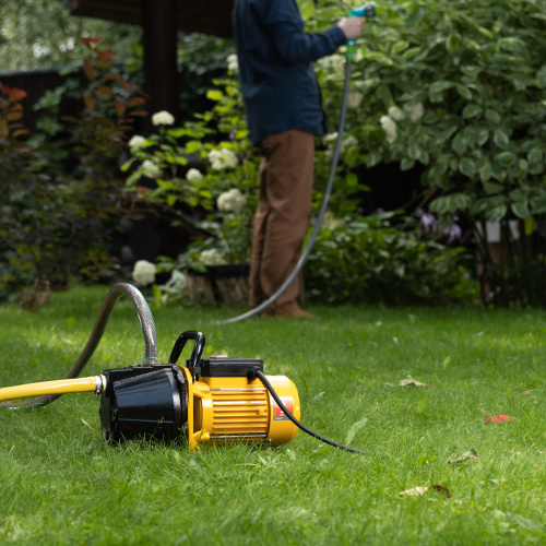 Садовый поверхностный насос GP1100C, 1100 Вт, 4500 л/ч, подъем 46 м, чугун Denzel по ценам производителя в Уфе с доставкой по всей России