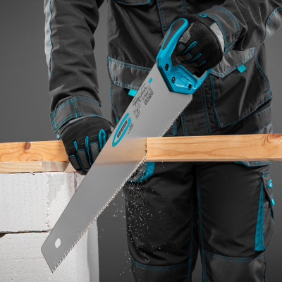 Ножовка по дереву "Piranha", 500 мм, 7-8 TPI, зуб-3D, каленый зуб, двухкомпонентная рукоятка Gross по ценам производителя в Уфе с доставкой по всей России