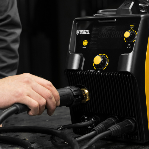 Аппарат инвертор. полуавтомат. cварки IMIG-205SDR, 200 А, ПВ 60%, катушка 5 кг Denzel по ценам производителя в Уфе с доставкой по всей России