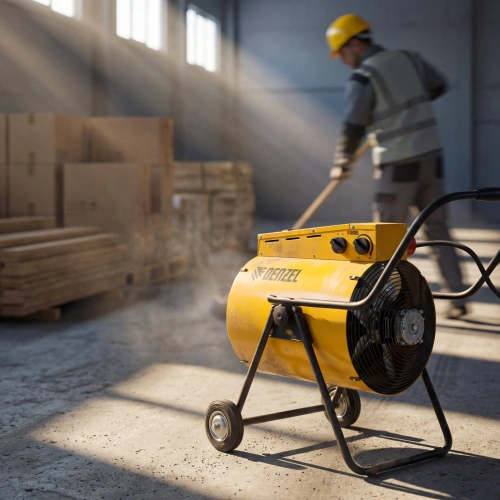 Тепловая пушка SFH-15000, 400 В, 1600 м3/ч, вентилятор 3 режима, 9000/15000 Вт Denzel по ценам производителя в Уфе с доставкой по всей России