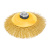 Щетка для УШМ, 125 мм, "Тарелка", витая нержавеющая проволока 0.3 мм, М14 Denzel по ценам производителя в Уфе с доставкой по всей России