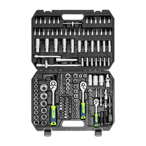 Набор инструментов, 1/2", 3/8", 1/4", пластиковый кейс 172 предм. Сибртех по ценам производителя в Уфе с доставкой по всей России