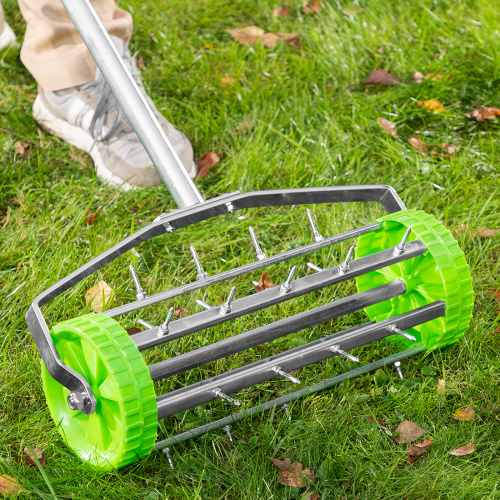 Аэратор газонный, 440 х 1400 мм, стальной черенок, Palisad по ценам производителя в Уфе с доставкой по всей России