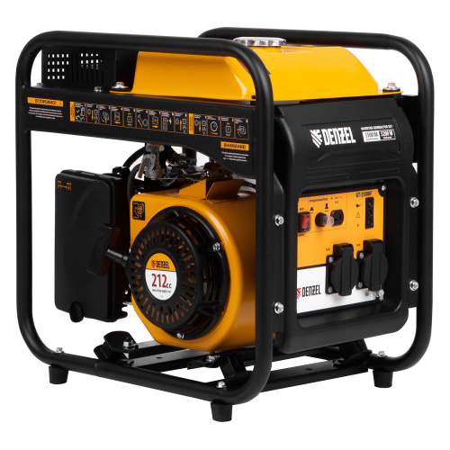 Генератор инверторный GT-3500iF, 3.5 кВт, 230 В, бак 5 л, открытый корпус, ручной старт Denzel по ценам производителя в Уфе с доставкой по всей России