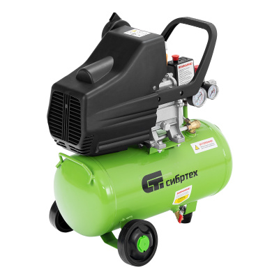 Компрессор воздушный КК-1100/22, 1, 1 кВт, 135 л/мин, 22 л, прямой привод, масляный Сибртех по ценам производителя в Уфе с доставкой по всей России