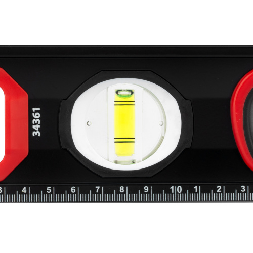 Уровень алюминиевый, усиленный, фрезерованный, 3 глазка, двухкомпонентные рукоятки, 600 мм Matrix по ценам производителя в Уфе с доставкой по всей России