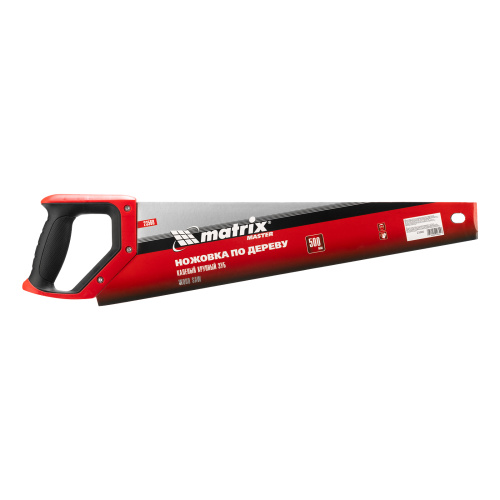 Ножовка по дереву, 500 мм, волновая вырубка, 5-6 TPI, каленый зуб 2D, двухкомпонентная рукоятка Matrix по ценам производителя в Уфе с доставкой по всей России