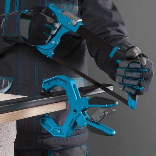 Струбцина клещеобразная 4, пластиковый корпус, храповой механизм жесткой фиксации, 100 мм Gross по ценам производителя в Уфе с доставкой по всей России