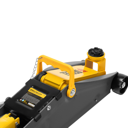 Домкрат гидравлический подкатной с фиксатором, 2,8 т, 135-385 мм Denzel по ценам производителя в Уфе с доставкой по всей России