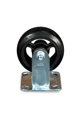 Колесо большегрузное неповоротное FCd 54 125 мм обрезиненное (N) по ценам производителя в Уфе с доставкой по всей России