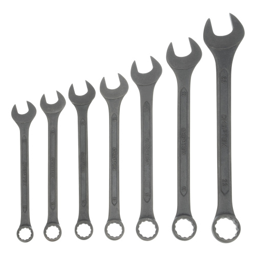 Набор ключей комбинированных, 6 - 22 мм, 10 шт., CrV, фосфатированные Сибртех по ценам производителя в Уфе с доставкой по всей России