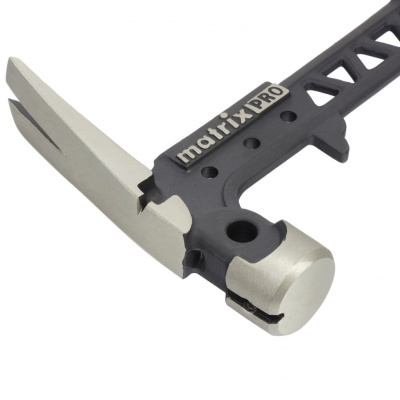 Молоток строительный, 450 г, цельнокованый, боек с магнитом, двухкомпонентная обрезиненная рукоятка Matrix Pro по ценам производителя в Уфе с доставкой по всей России