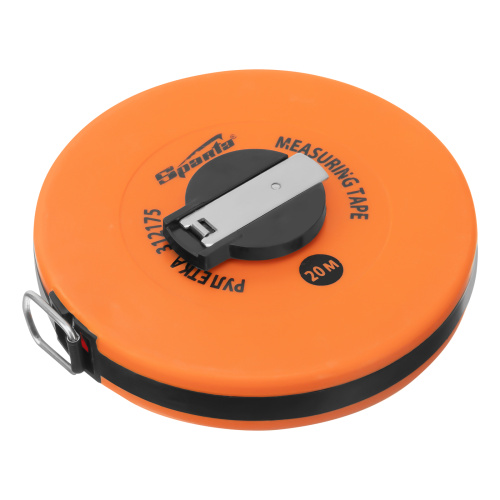Рулетка геодезическая, 20 м х 12,5 мм, лента ПВХ, закрытый круглый корпус Sparta по ценам производителя в Уфе с доставкой по всей России