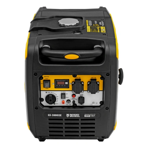 Генератор инверторный GS-3800iSE, 3,8 кВт, 230 В, закрытый корпус,электростартер Denzel по ценам производителя в Уфе с доставкой по всей России