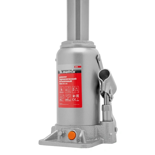 Домкрат гидравлический бутылочный, 16 т, h подъема 230-460 мм Matrix купить в Москве с доставкой по всей России | ProtosMarket.ru