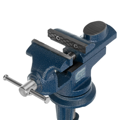 Тиски слесарные, настольные, поворотные, ширина рабочих губок 50 мм, наковальня Сибртех по ценам производителя в Уфе с доставкой по всей России