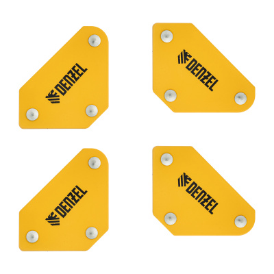 Набор из 4 магнитных фиксаторов для сварочных работ Denzel по ценам производителя в Уфе с доставкой по всей России