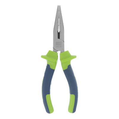 Длинногубцы прямые, 160 мм, двухкомпонентные рукоятки Сибртех по ценам производителя в Уфе с доставкой по всей России