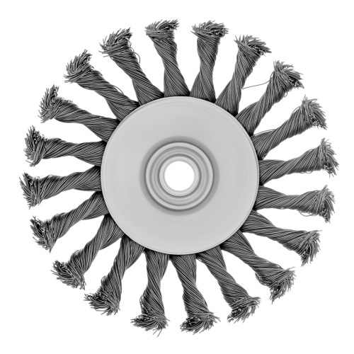 Щетка для УШМ, 125 мм, М14, "тарелка", крученая металлическая проволока Сибртех по ценам производителя в Уфе с доставкой по всей России