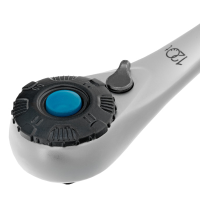 Ключ-трещотка 1/2", CrV, 120 зубьев, с быстрым сбросом, цельнометаллический, хром Gross по ценам производителя в Уфе с доставкой по всей России