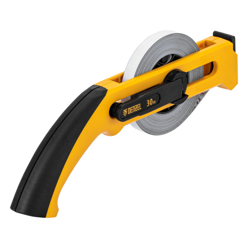 Рулетка геодезическая 30 м х 13 мм, открытый корпус, металлическая лента Denzel по ценам производителя в Уфе с доставкой по всей России