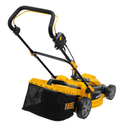 Газонокосилка электрическая GM-1800, 1800 Вт, шир. 38 см, 6 уров., травосб. 40 л. Denzel по ценам производителя в Уфе с доставкой по всей России