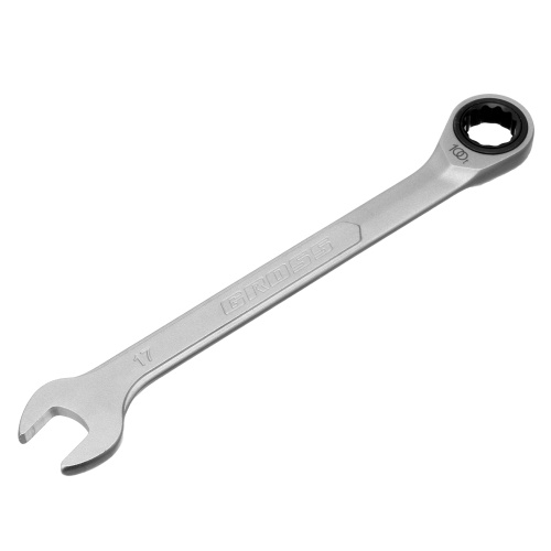 Набор ключей комбинированных трещоточных, количество зубьев 100, СRV, 5 шт, 8- 17 мм Gross по ценам производителя в Уфе с доставкой по всей России