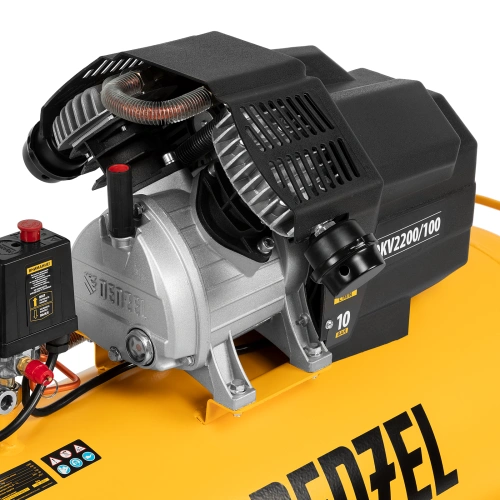 Компрессор воздушный DKV2200/100, Х-PRO 2.2 кВт, 400 л/мин, 100л Denzel по ценам производителя в Уфе с доставкой по всей России