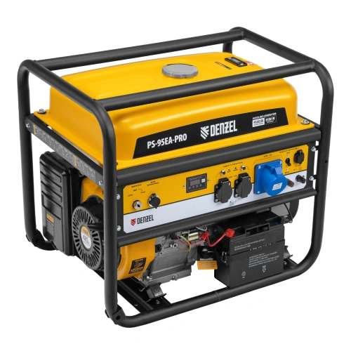 Генератор бензиновый PS-95EA-PRO, 9,5 кВт, 230 В, 40 л, разъём ATS, эл.старт Denzel по ценам производителя в Уфе с доставкой по всей России