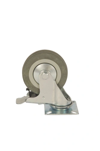 Колесо аппаратное поворотное SCgb 42 100 мм с тормозом (F) по ценам производителя в Уфе с доставкой по всей России