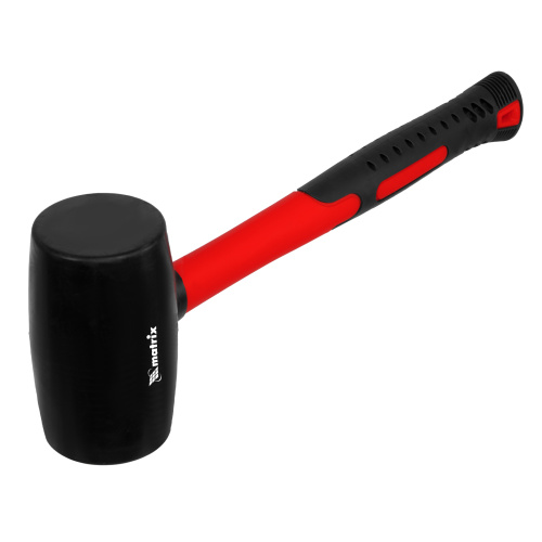 Киянка резиновая, 680 г, черная резина, фибергласовая рукоятка Matrix по ценам производителя в Уфе с доставкой по всей России