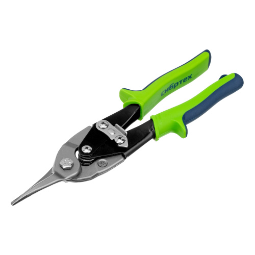 Ножницы по металлу, 250 мм, прямой рез, сталь С55, двухкомпонентные рукоятки СИБРТЕХ по ценам производителя в Уфе с доставкой по всей России