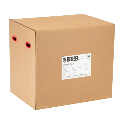 Мотоблок DPT-270X, 7 л.с, дисковое сцепление, ширина 90 см, глубина 35 см, фрез 3 х 4, ВОМ, передачи 2В/1Н Denzel по ценам производителя в Уфе с доставкой по всей России