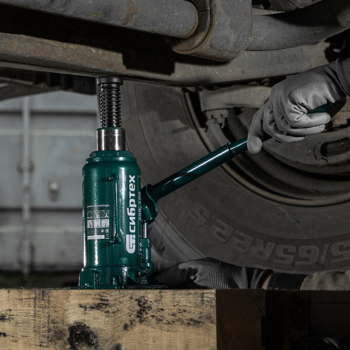 Домкрат гидравлический бутылочный, 12 т, 205-400 мм Сибртех по ценам производителя в Уфе с доставкой по всей России