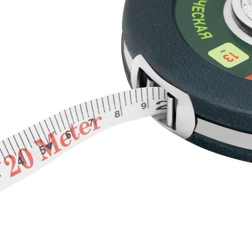 Рулетка геодезическая 20 м х 13 мм, закрытый корпус, фибергласовая лента Сибртех по ценам производителя в Уфе с доставкой по всей России