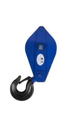 Блок монтажный однорольный с крюком TOR 2 т с откидной щекой (S) по ценам производителя в Уфе с доставкой по всей России