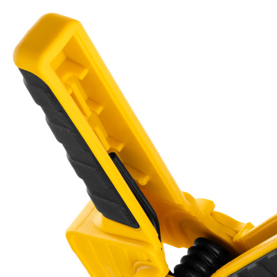 Струбцина клещеобразная, удлиненная 75 х 110 мм двухкомпонентные рукоятки Denzel по ценам производителя в Уфе с доставкой по всей России