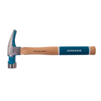 Молоток-гвоздодер, 680 г, угол 75, магнит, обрезиненная рукоятка AMERICAN HICKORY GROSS по ценам производителя в Уфе с доставкой по всей России