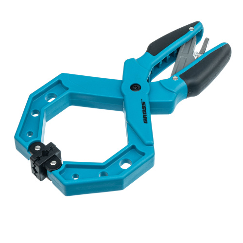 Струбцина клещеобразная 4, пластиковый корпус, храповой механизм жесткой фиксации, 100 мм Gross по ценам производителя в Уфе с доставкой по всей России