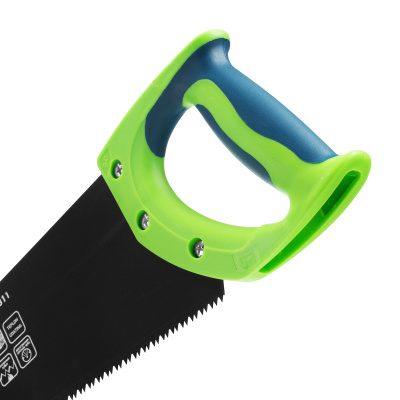 Ножовка по дереву "Зубец", 450 мм, 7-8 TPI, каленый зуб 2D, защитное покрытие, двухкомпонентная рукоятка Сибртех по ценам производителя в Уфе с доставкой по всей России