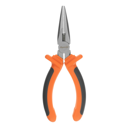 Длинногубцы прямые Comfort, 160 мм ,шлифованные, двухкомпонентные рукоятки Sparta по ценам производителя в Уфе с доставкой по всей России
