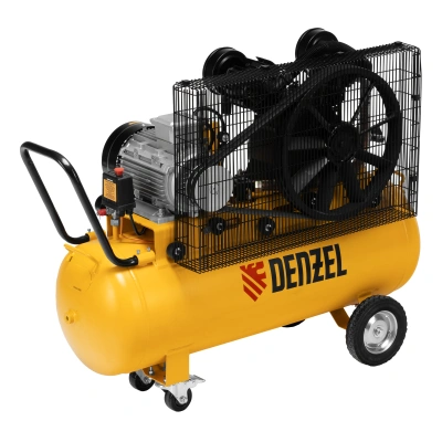 Компрессор воздушный рем. привод BCV 4000-T/100, 4,0 кВт, 100 литров, 690 л/мин Denzel по ценам производителя в Уфе с доставкой по всей России